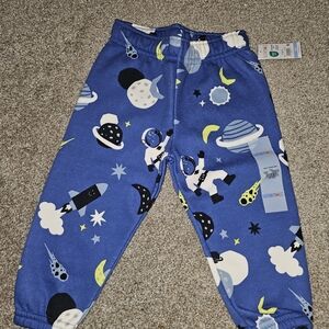 Garanimals Blue Space-Themed Kids Joggers